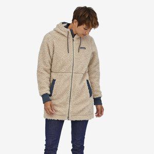 Women's Dusty Mesa Fleece Parka - Natural w/Smolder Blue
